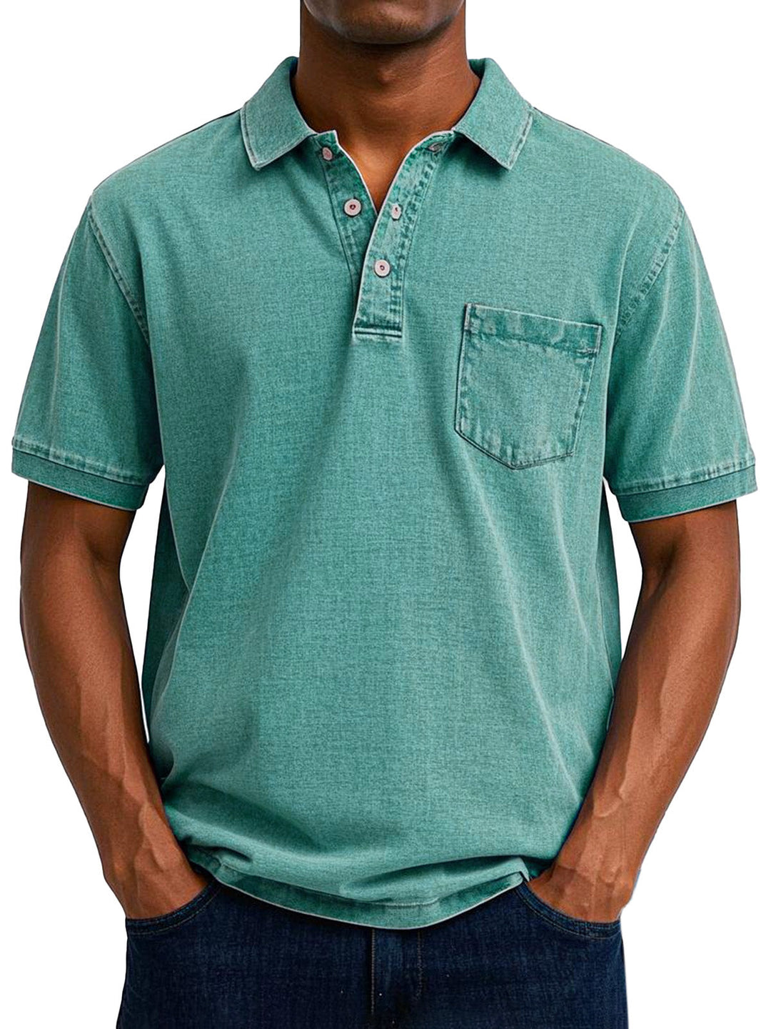 Gaspard | Vintage Avkopplande Polo Skjorta
