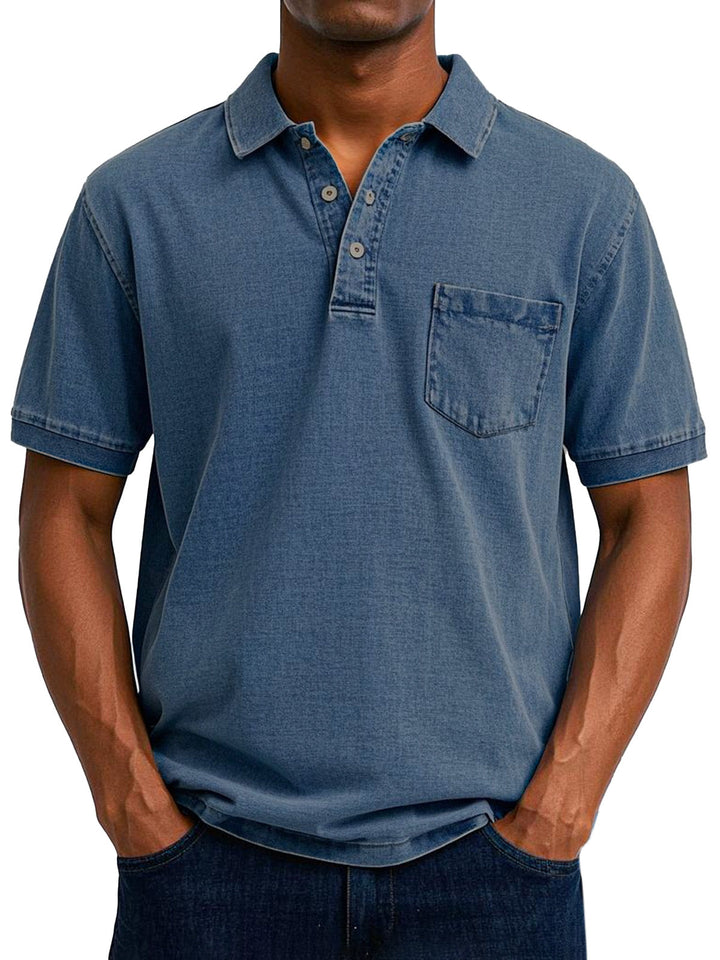 Gaspard | Vintage Avkopplande Polo Skjorta