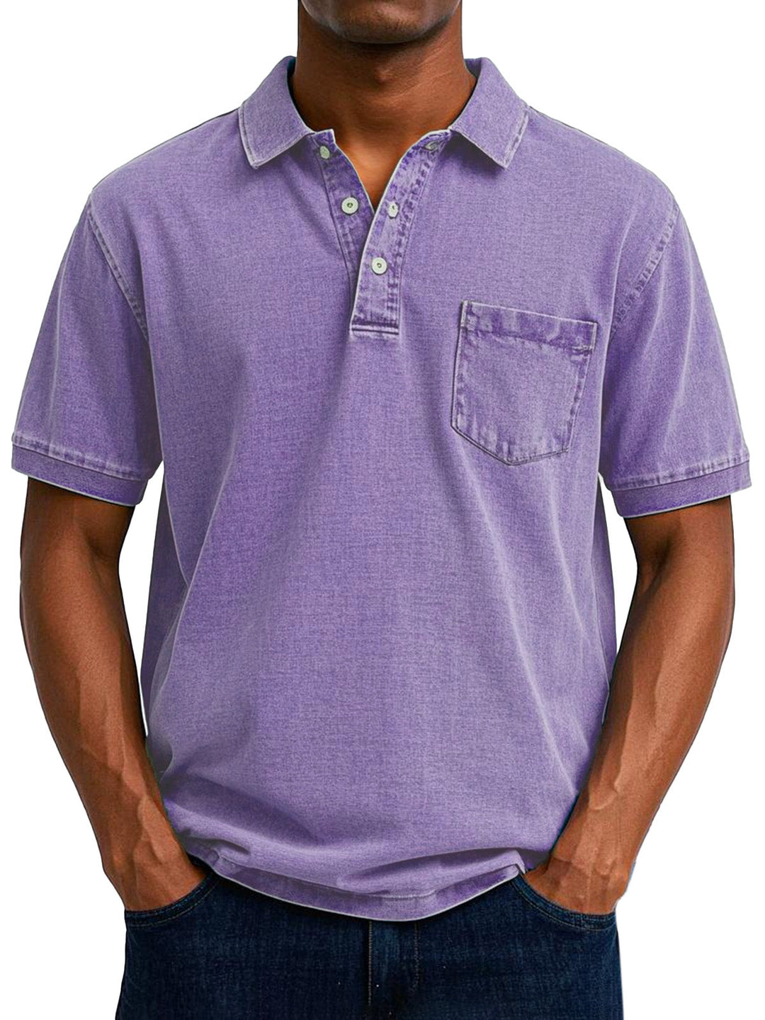 Gaspard | Vintage Avkopplande Polo Skjorta