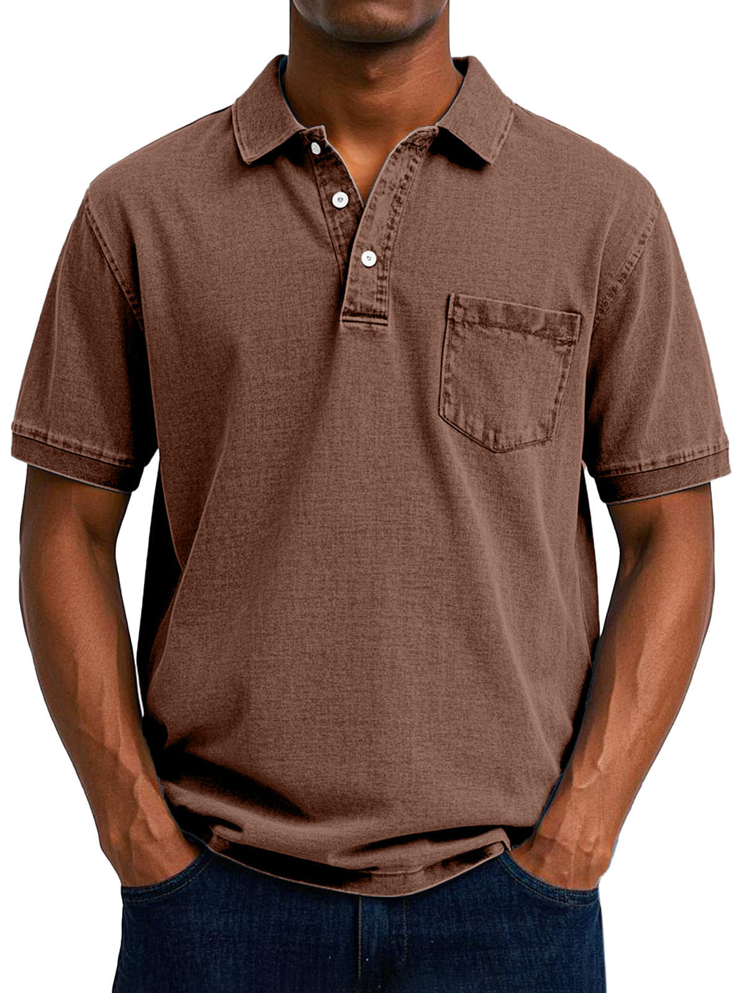 Gaspard | Vintage Avkopplande Polo Skjorta