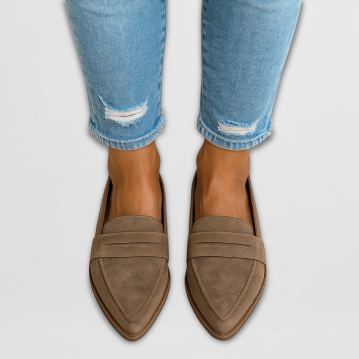 Nadia™ | Sammet Mokkasiner