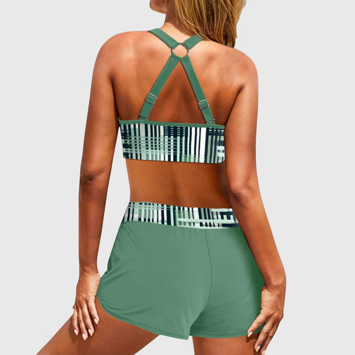 Janelle | Högmidjad Ribbad Bikini