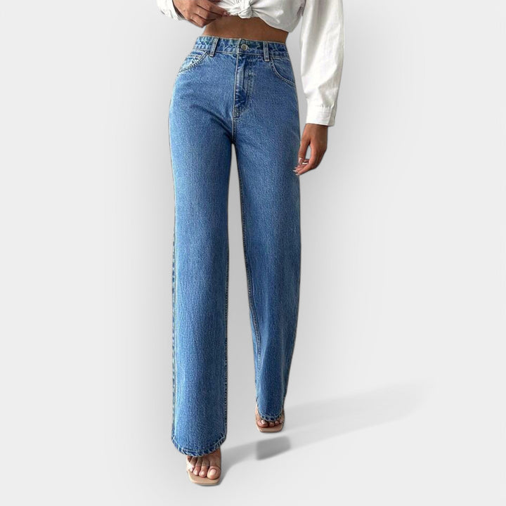 Högmidjade jeans