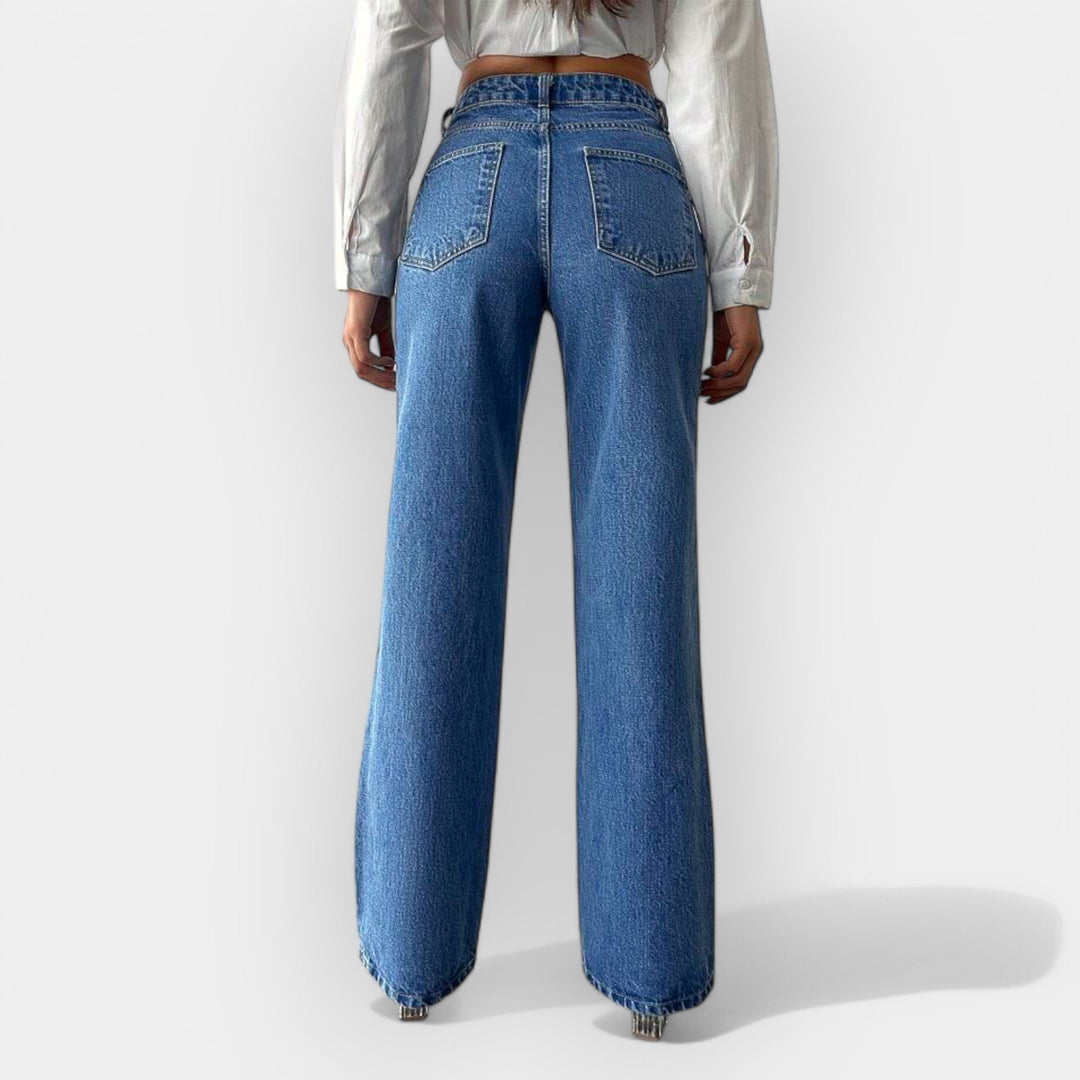 Högmidjade jeans