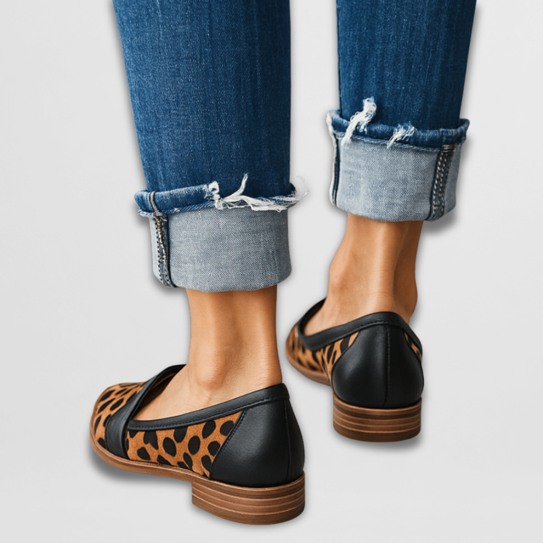 Nadia™ | Sammet Mokkasiner