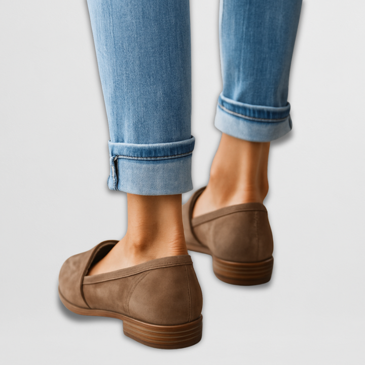 Nadia™ | Sammet Mokkasiner
