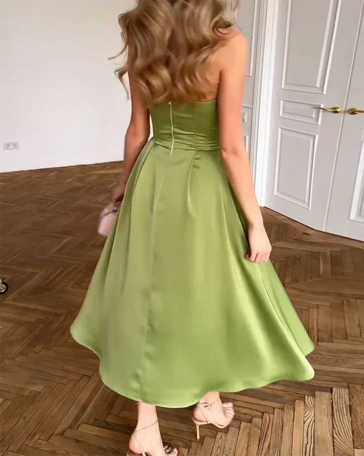 Milja | Stilig Off-Shoulder Midiklänning