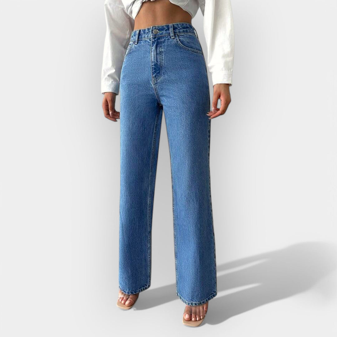 Högmidjade jeans