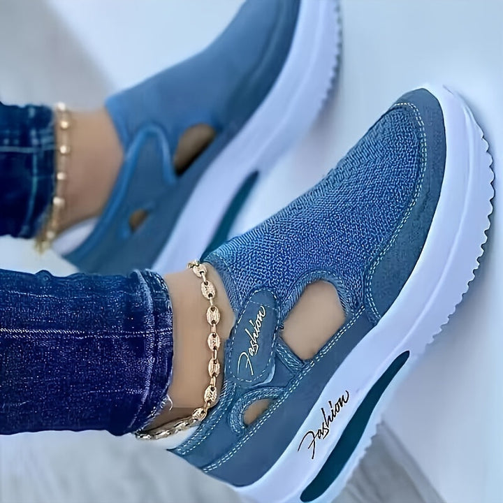 Luftiga och bekväma slip-on skor