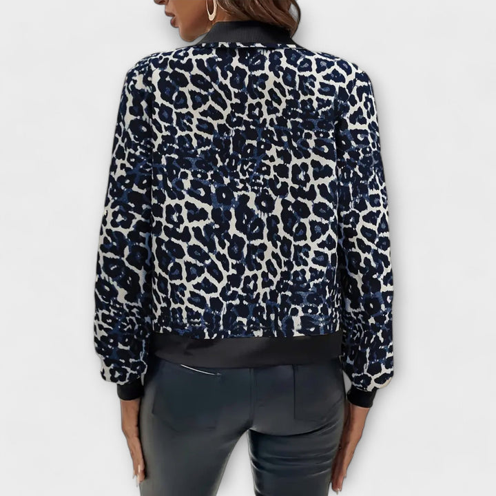 Raquel - Stilig leopardjacka