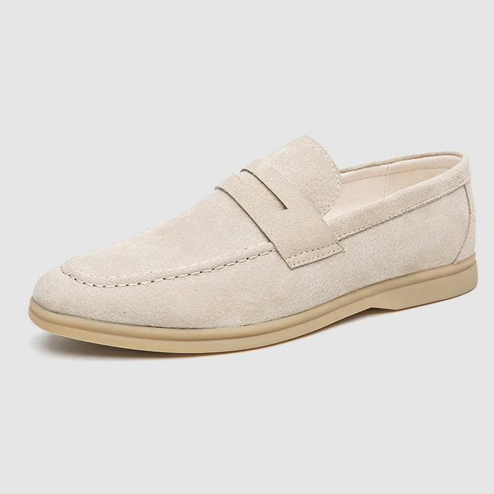 Daim-mokasiner Firenze Chic