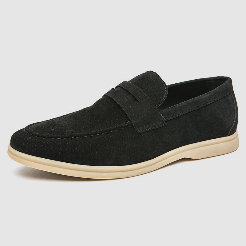 Daim-mokasiner Firenze Chic