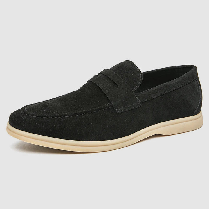 Daim-mokasiner Firenze Chic