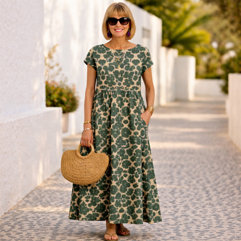 Valencia | Elegant Blommig Klänning
