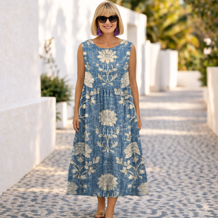 Kate | Midi Klänning - Bekväm Elegans