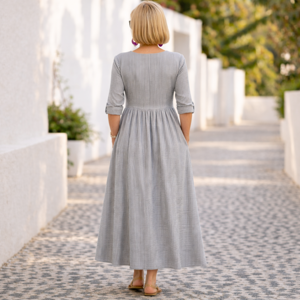 Cleomarie | Elegant Midi Klänning