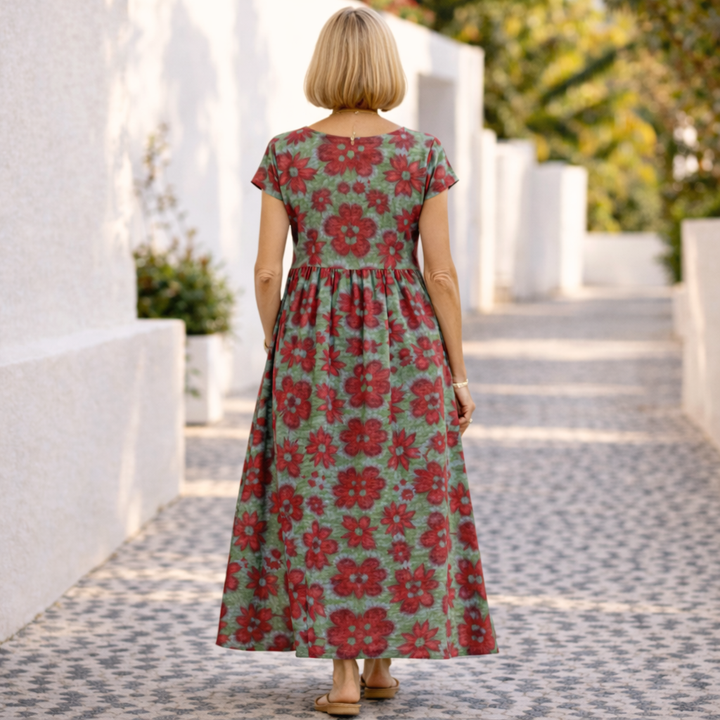 Valencia | Elegant Blommig Klänning
