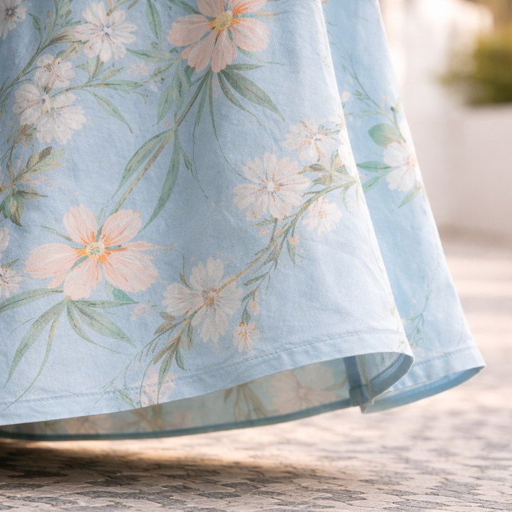 Mary | Somrig Blommig Klänning