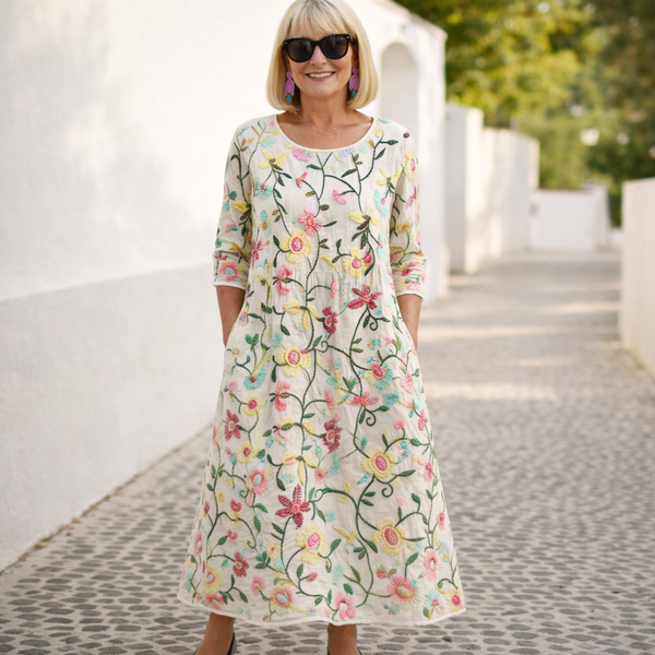 Nelly | Maxi Klänning - Blommig Mönster