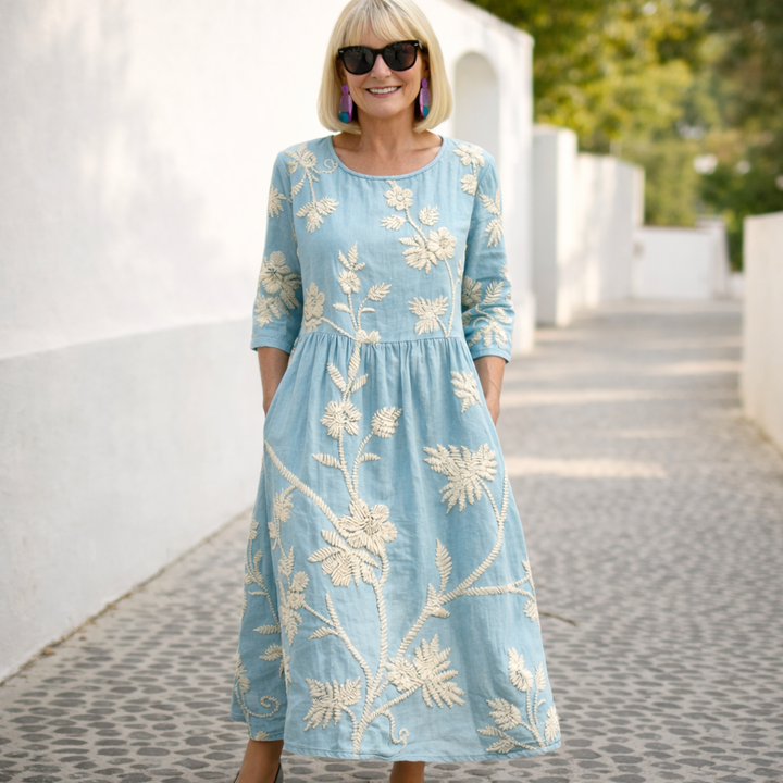 Nelly | Maxi Klänning - Blommig Mönster