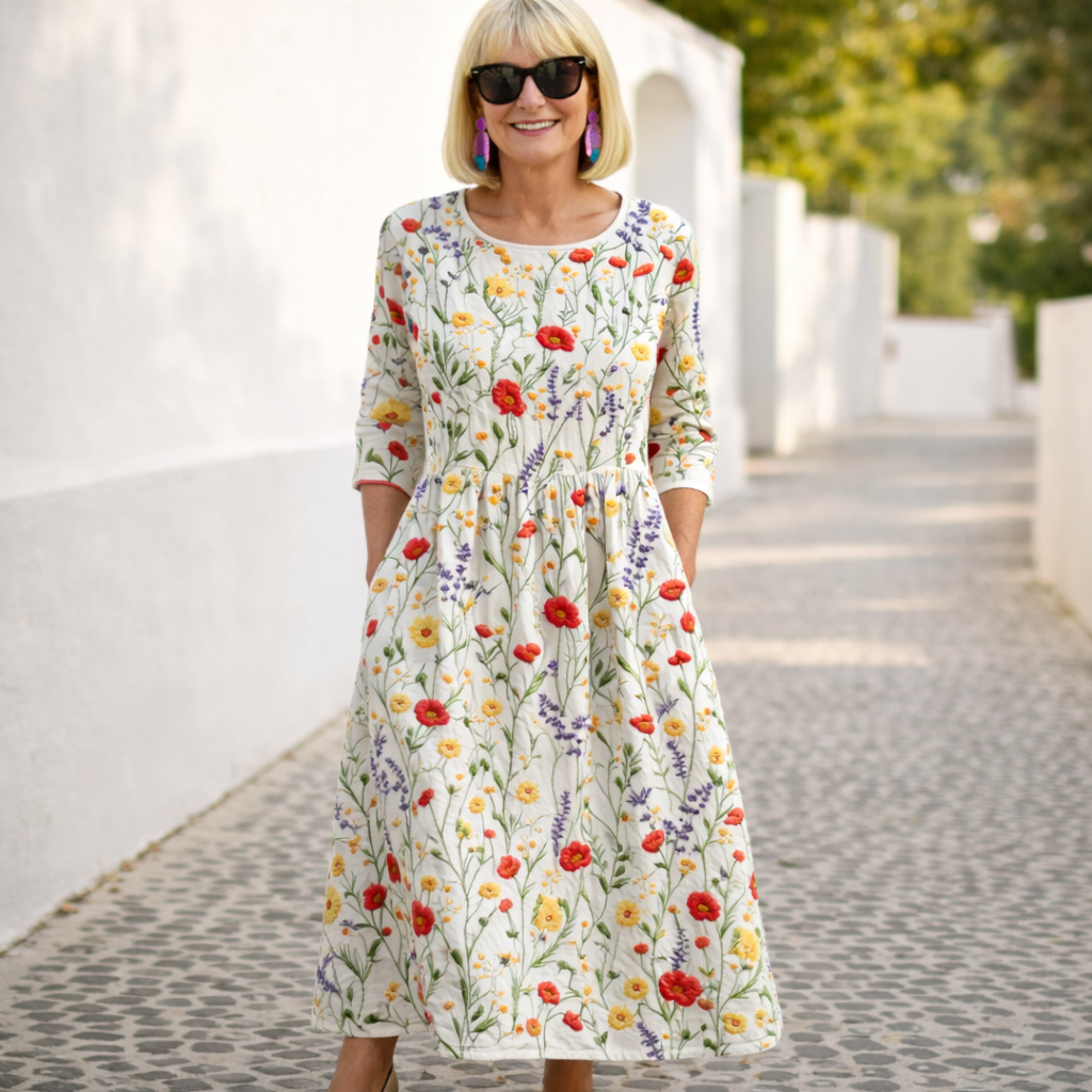 Nelly | Maxi Klänning - Blommig Mönster