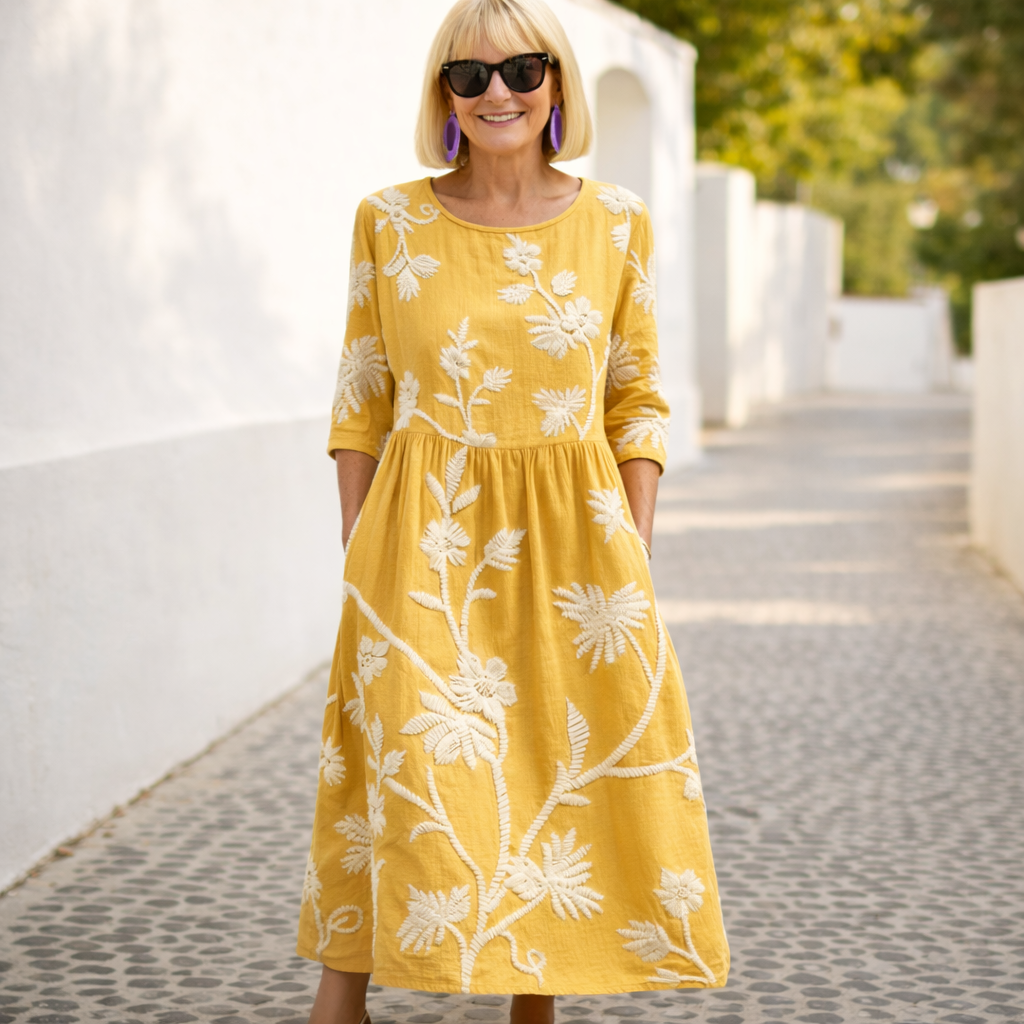 Nelly | Maxi Klänning - Blommig Mönster