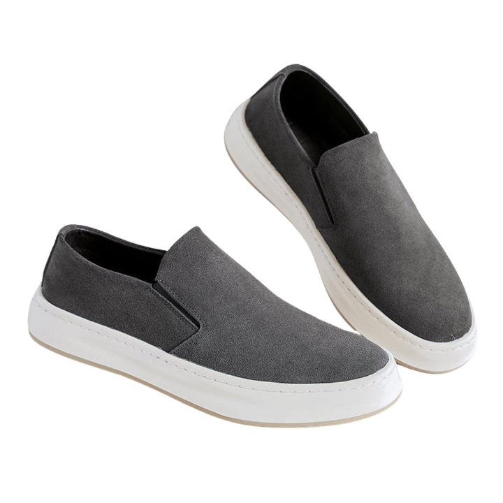 Bekväma mockaimitation loafers