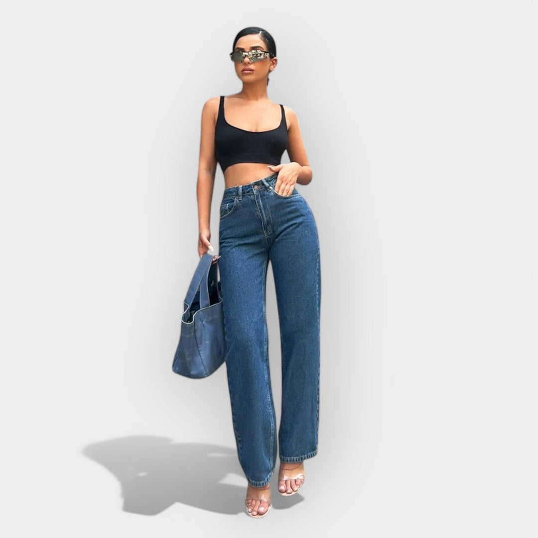 Högmidjade jeans