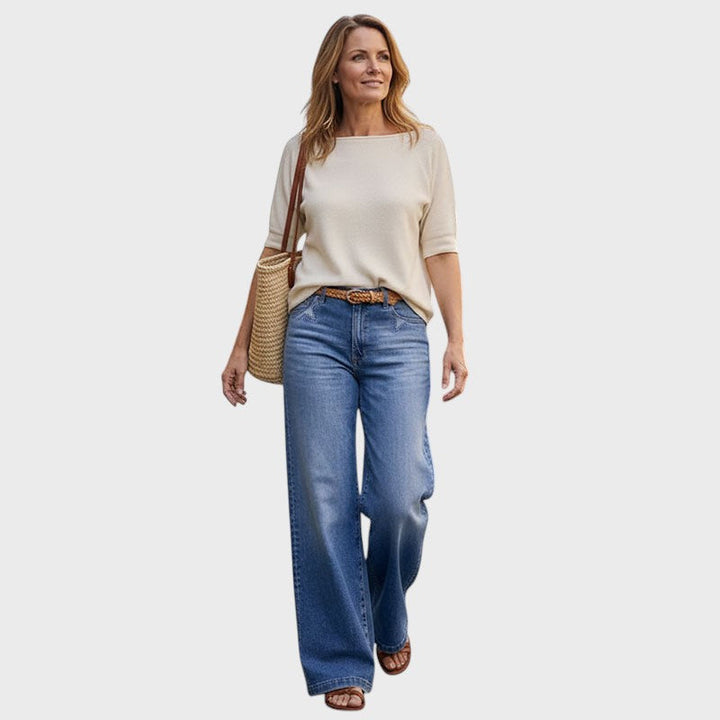 Elisa | Vida jeans med stjärndetalj