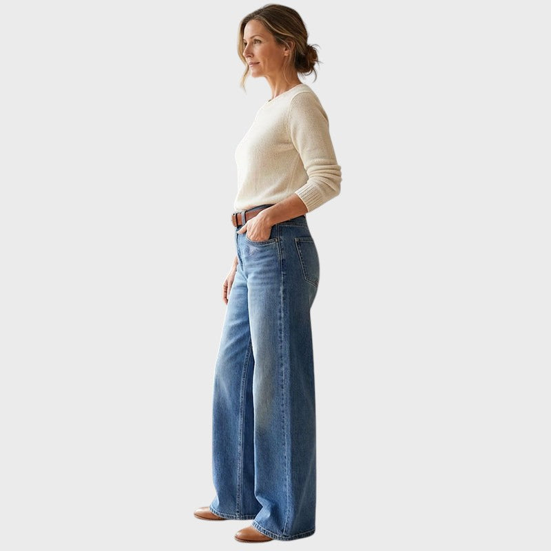 Elisa | Vida jeans med stjärndetalj