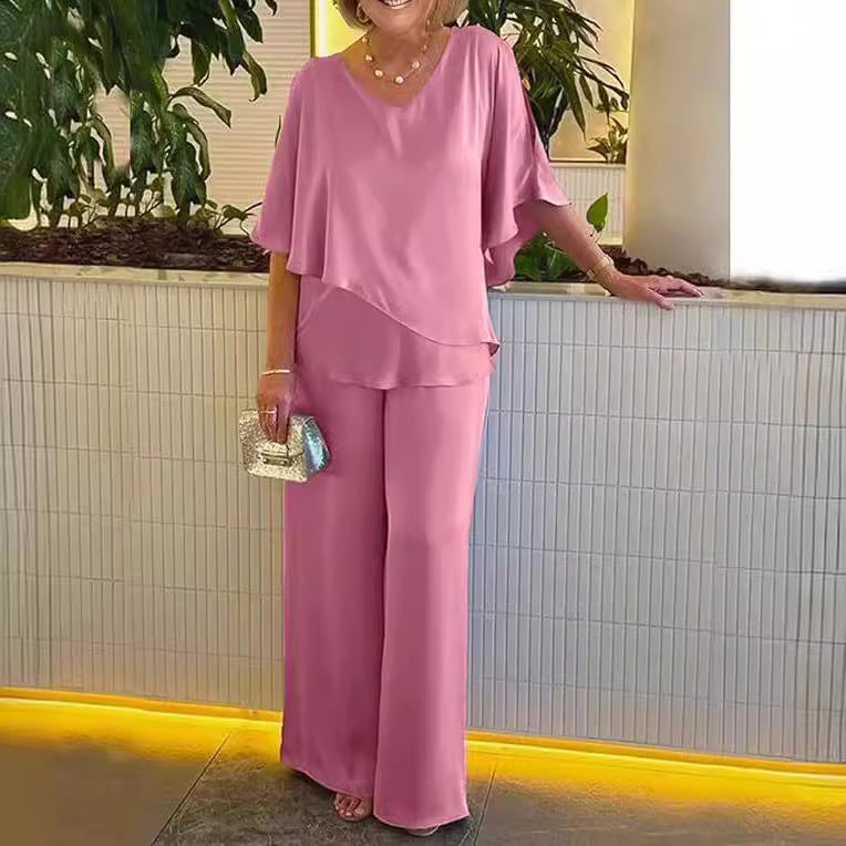 Martha - Bekväm set med vida byxor