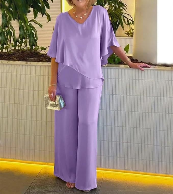 Martha - Bekväm set med vida byxor