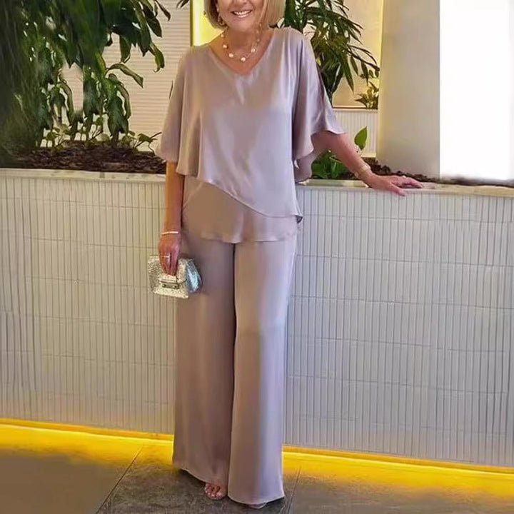Martha - Bekväm set med vida byxor