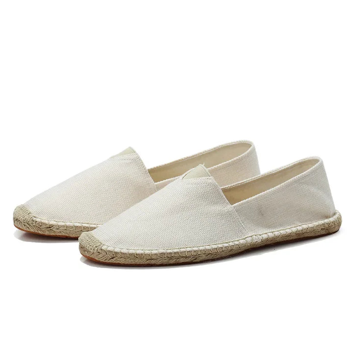 Elegant canvas-espadrillos