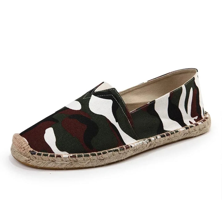 Elegant canvas-espadrillos