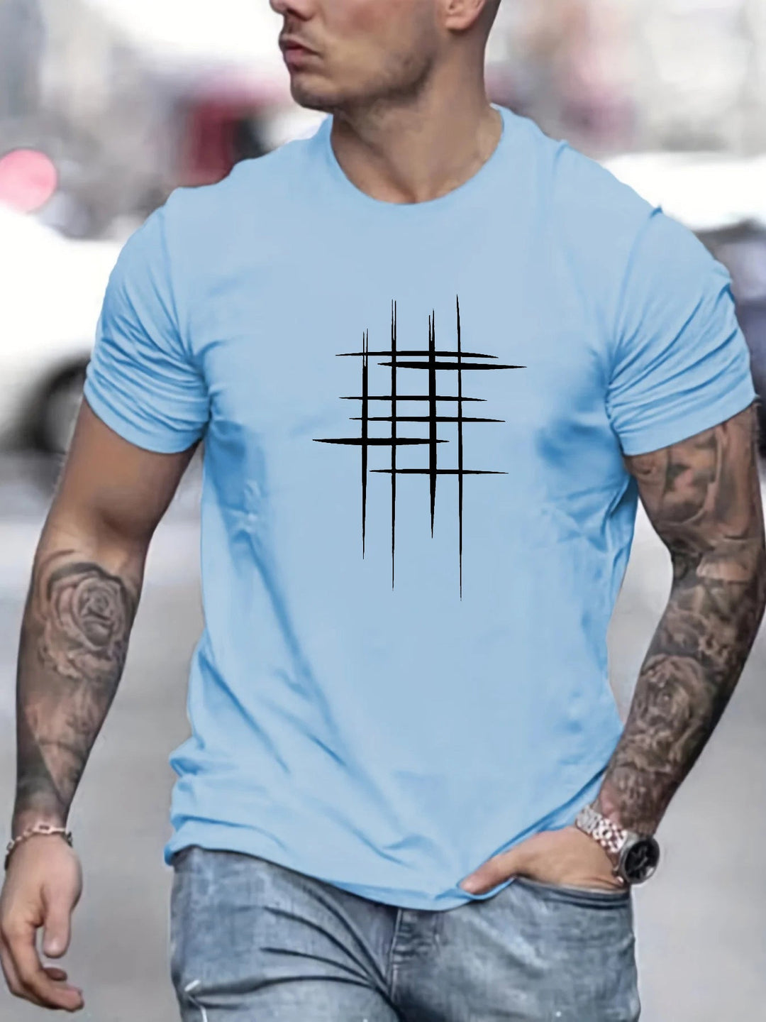 Frédéric | Stilren rundhalsad T-shirt