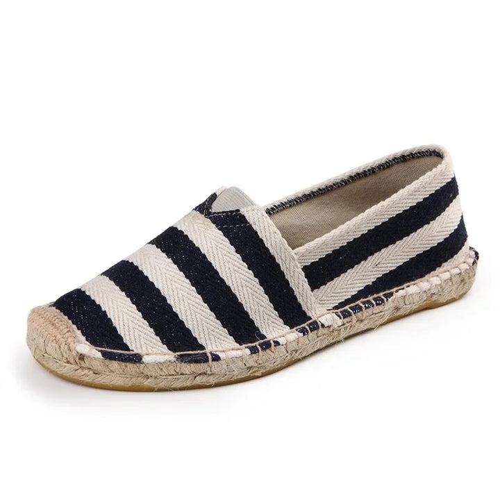 Elegant canvas-espadrillos