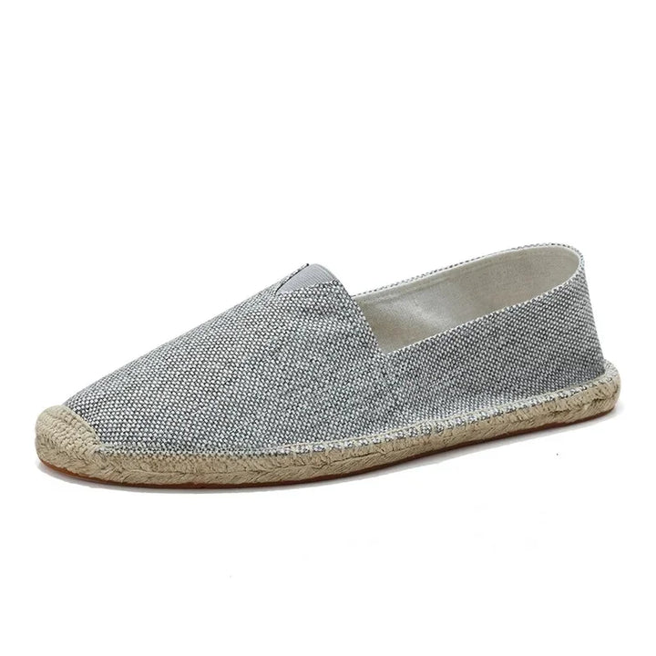 Elegant canvas-espadrillos