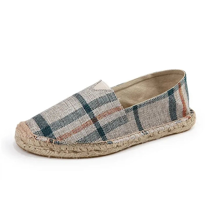 Elegant canvas-espadrillos