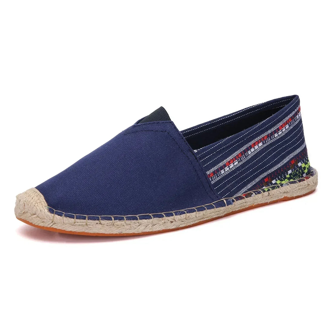 Elegant canvas-espadrillos
