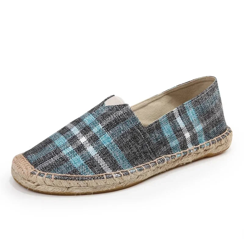 Elegant canvas-espadrillos