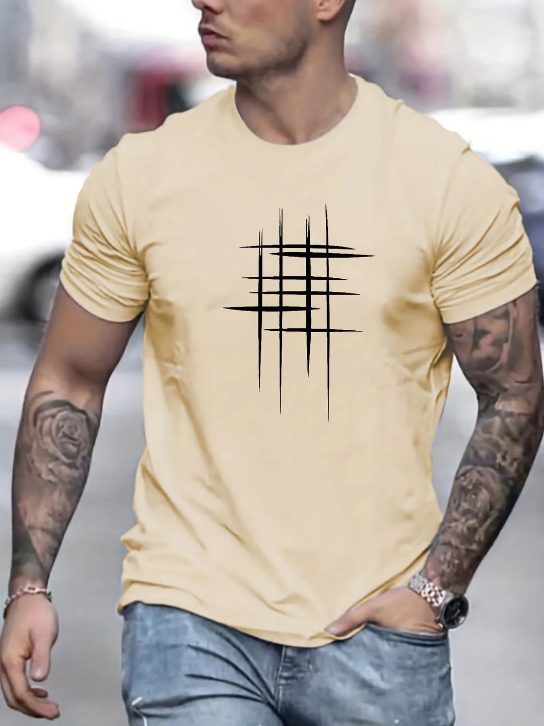 Frédéric | Stilren rundhalsad T-shirt