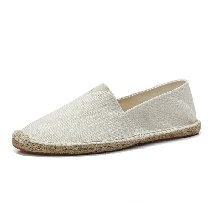 Elegant canvas-espadrillos