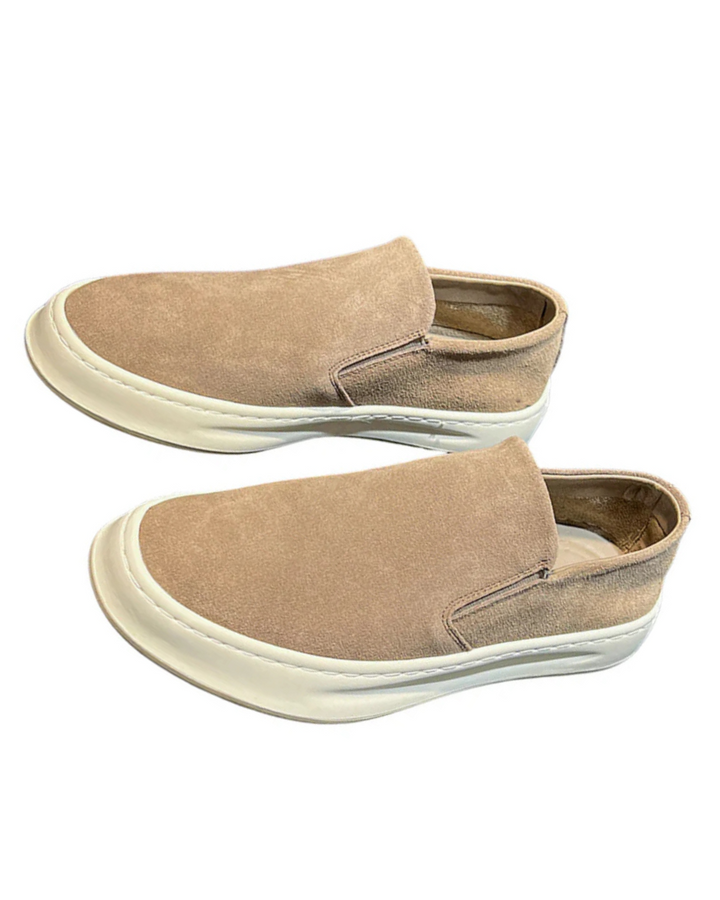 Bekväma mockaimitation loafers