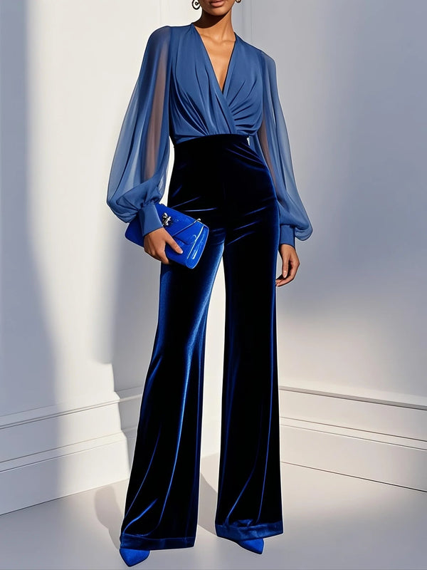 Maud™ - Elegant jumpsuit med V-urringning