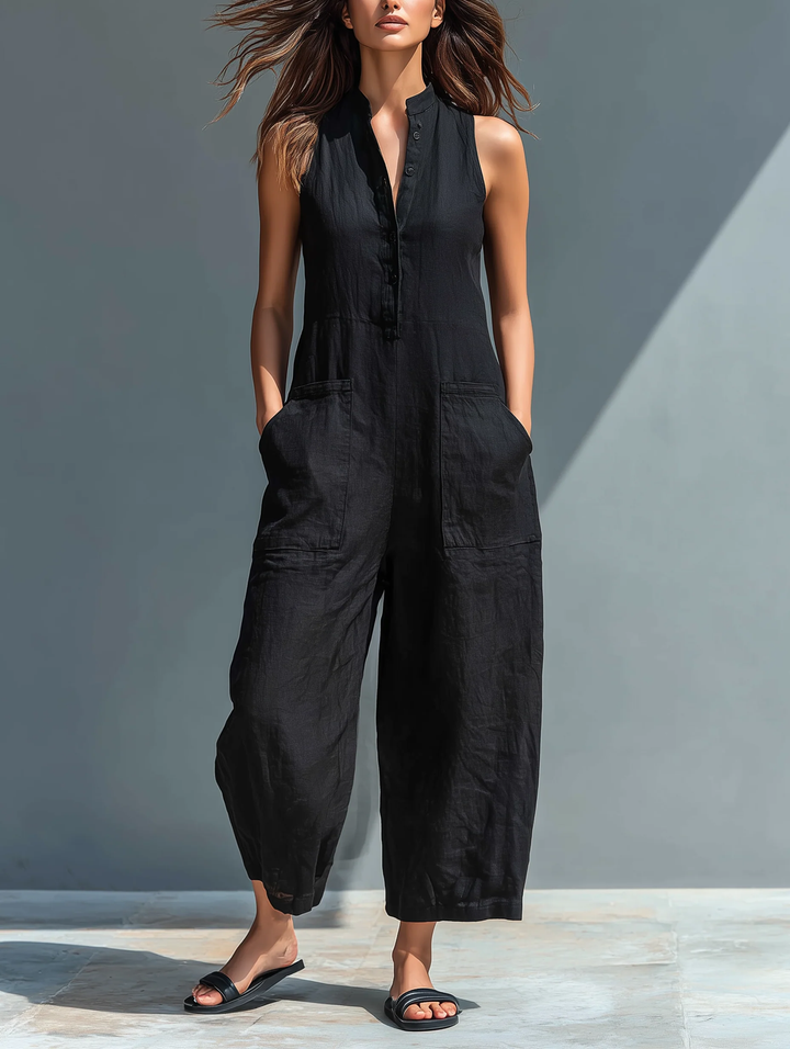 Lotte™ - Axelbandslös minimalistisk jumpsuit