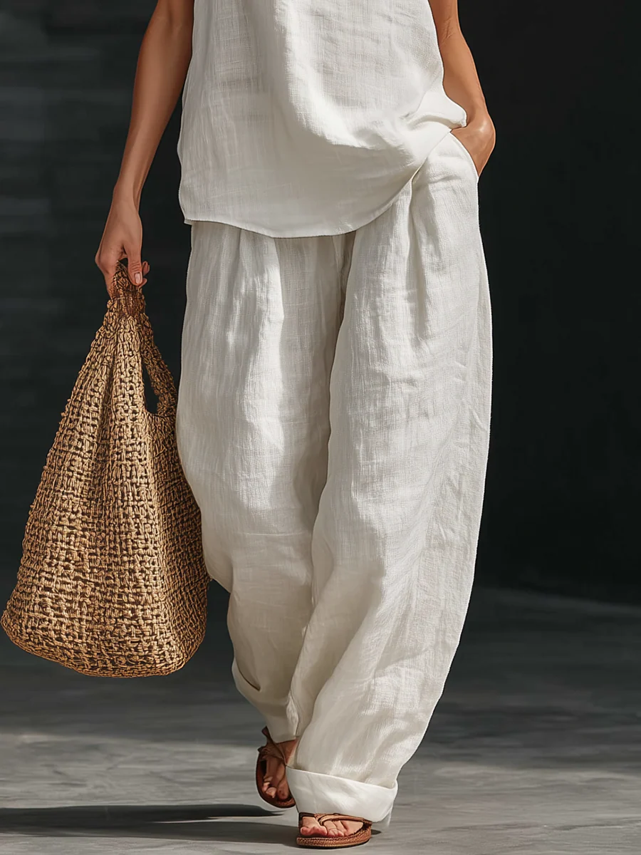 Zoë™ - Off-Shoulder Set med Vida Byxor