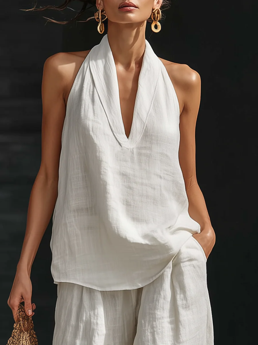 Zoë™ - Off-Shoulder Set med Vida Byxor