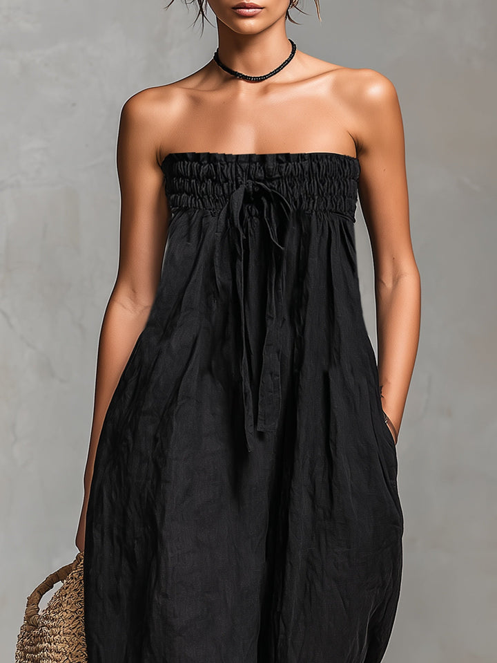 Nina™ - Elegant Off-Shoulder Jumpsuit
