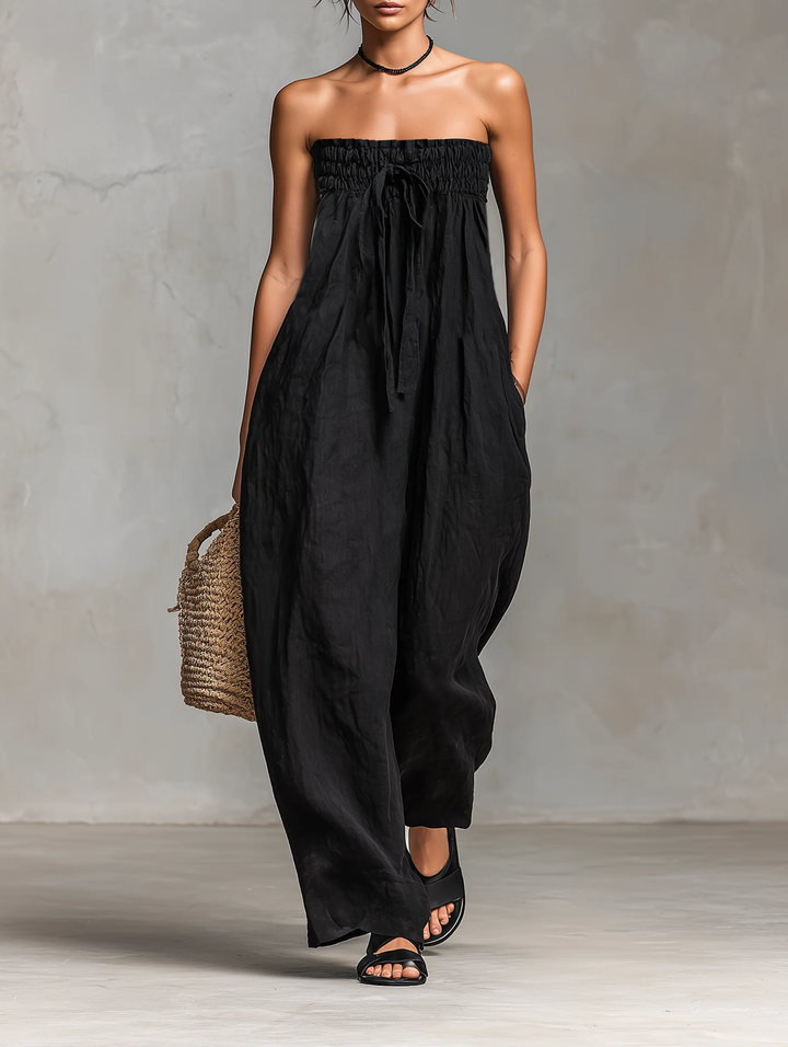 Nina™ - Elegant Off-Shoulder Jumpsuit